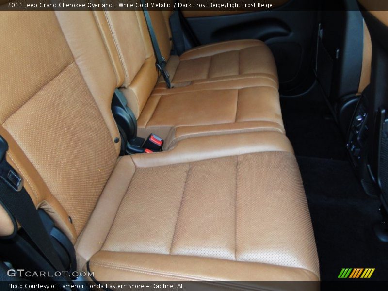 White Gold Metallic / Dark Frost Beige/Light Frost Beige 2011 Jeep Grand Cherokee Overland