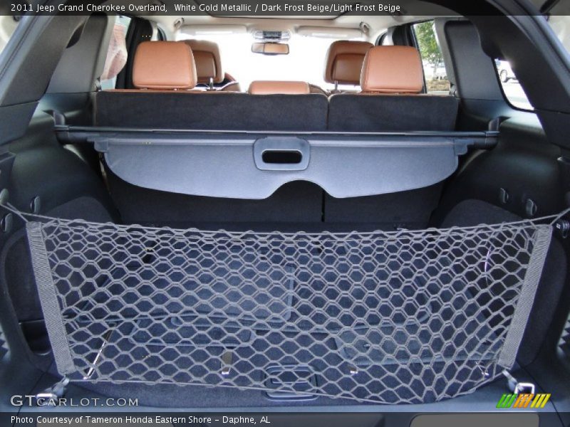 White Gold Metallic / Dark Frost Beige/Light Frost Beige 2011 Jeep Grand Cherokee Overland