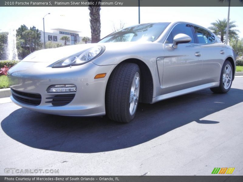 Platinum Silver Metallic / Platinum Grey 2010 Porsche Panamera S