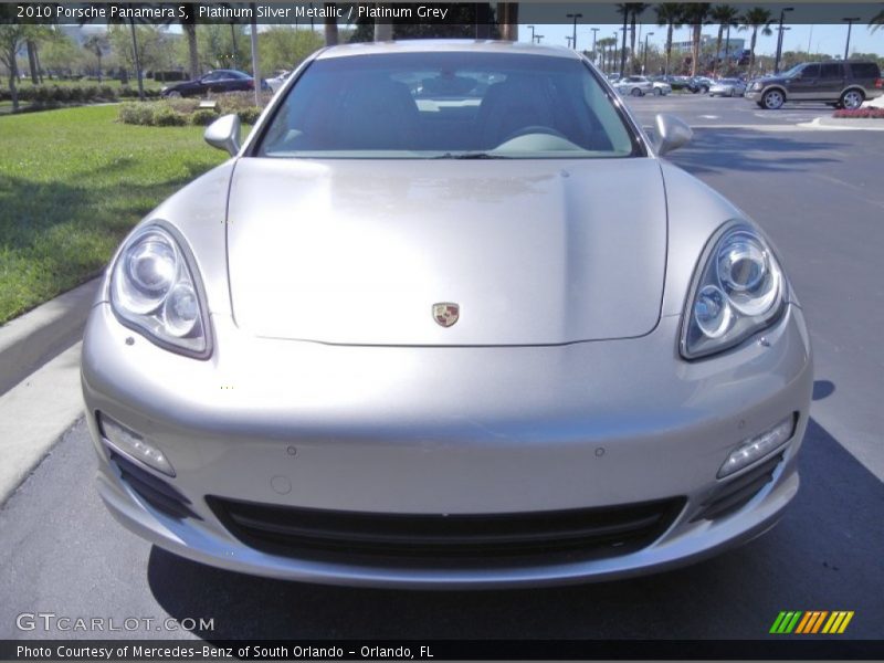 Platinum Silver Metallic / Platinum Grey 2010 Porsche Panamera S