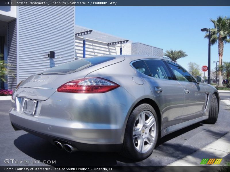 Platinum Silver Metallic / Platinum Grey 2010 Porsche Panamera S