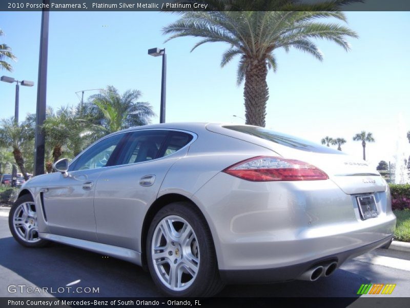 Platinum Silver Metallic / Platinum Grey 2010 Porsche Panamera S