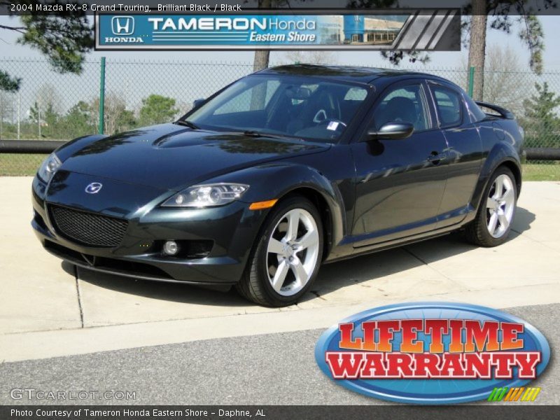 Brilliant Black / Black 2004 Mazda RX-8 Grand Touring