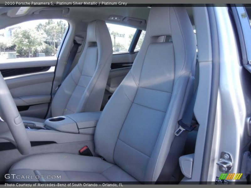 Platinum Silver Metallic / Platinum Grey 2010 Porsche Panamera S