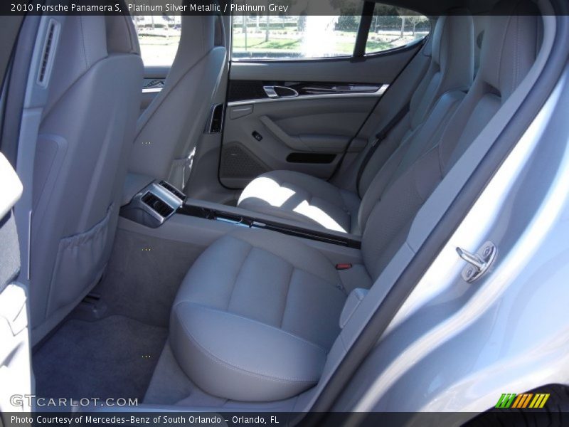 Rear Seat of 2010 Panamera S