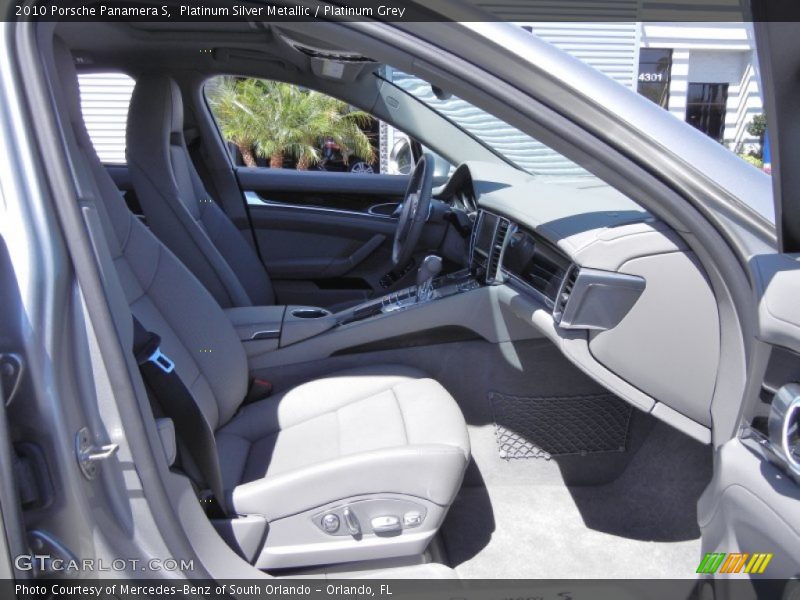 Platinum Silver Metallic / Platinum Grey 2010 Porsche Panamera S