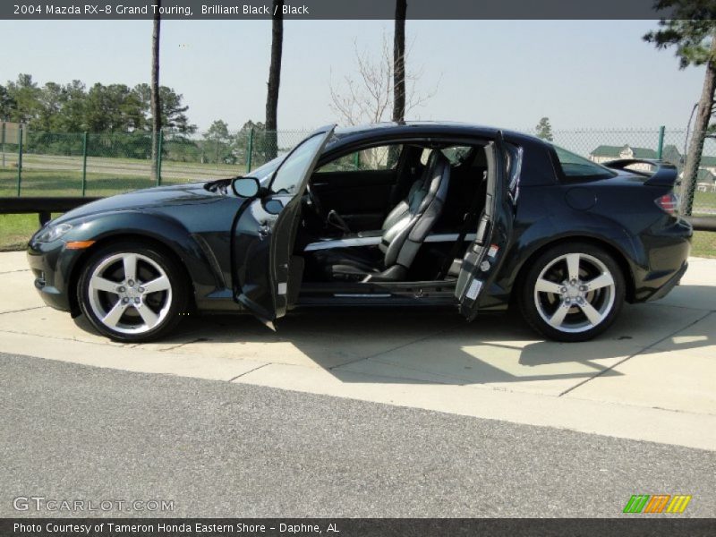 Brilliant Black / Black 2004 Mazda RX-8 Grand Touring