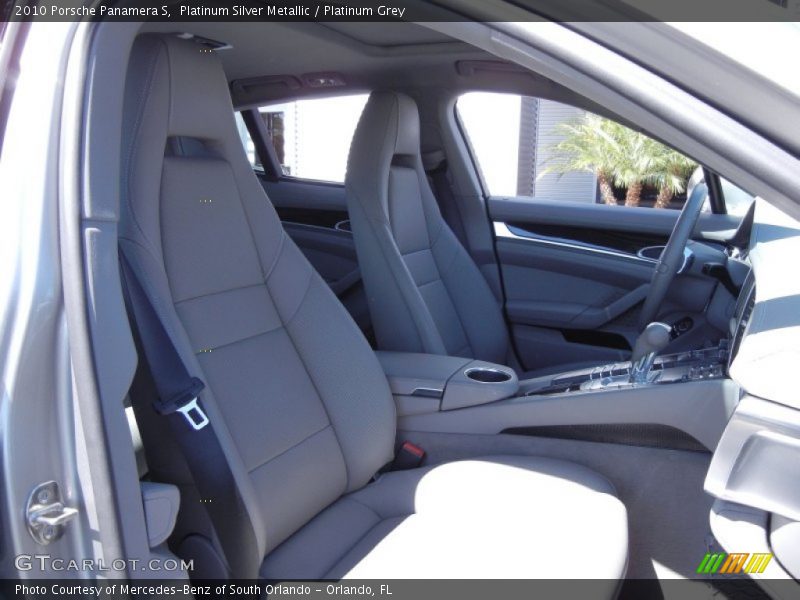 Platinum Silver Metallic / Platinum Grey 2010 Porsche Panamera S