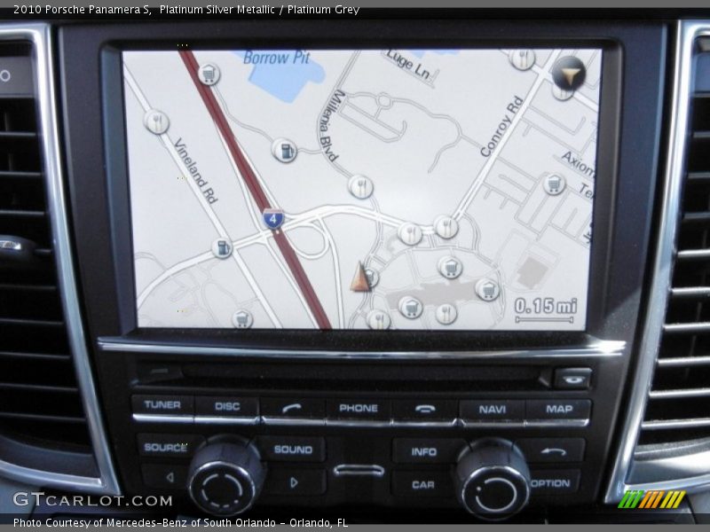 Navigation of 2010 Panamera S