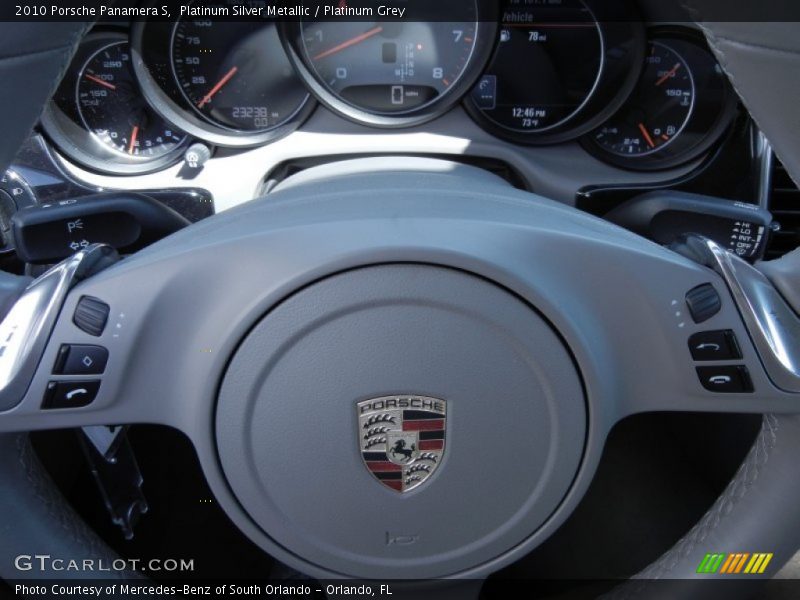 Platinum Silver Metallic / Platinum Grey 2010 Porsche Panamera S