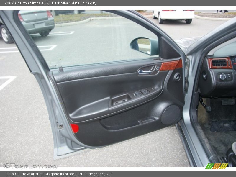 Dark Silver Metallic / Gray 2007 Chevrolet Impala LS