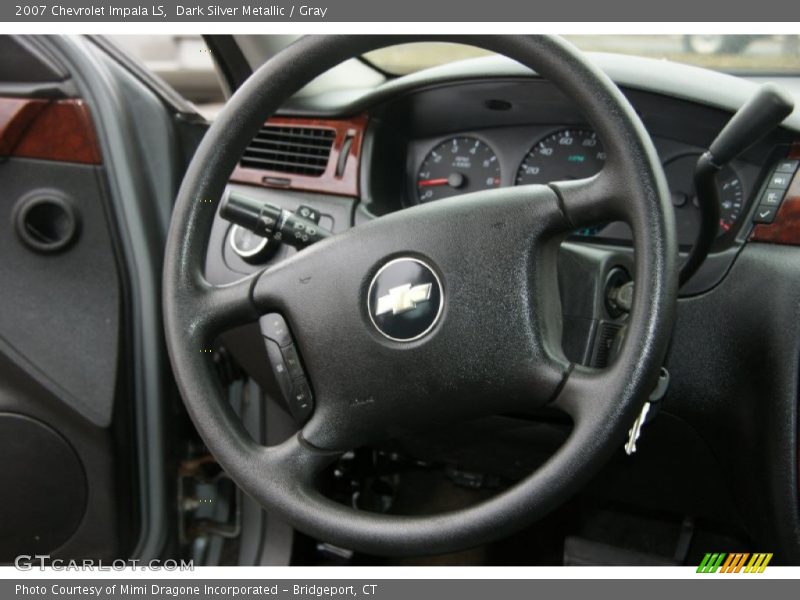 Dark Silver Metallic / Gray 2007 Chevrolet Impala LS