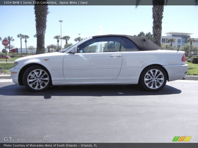 Alpine White / Sand 2004 BMW 3 Series 330i Convertible