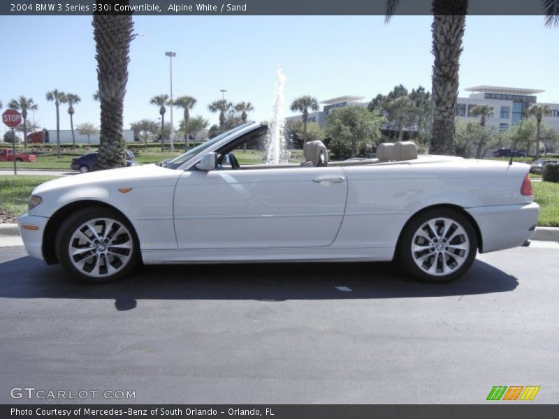 Alpine White / Sand 2004 BMW 3 Series 330i Convertible