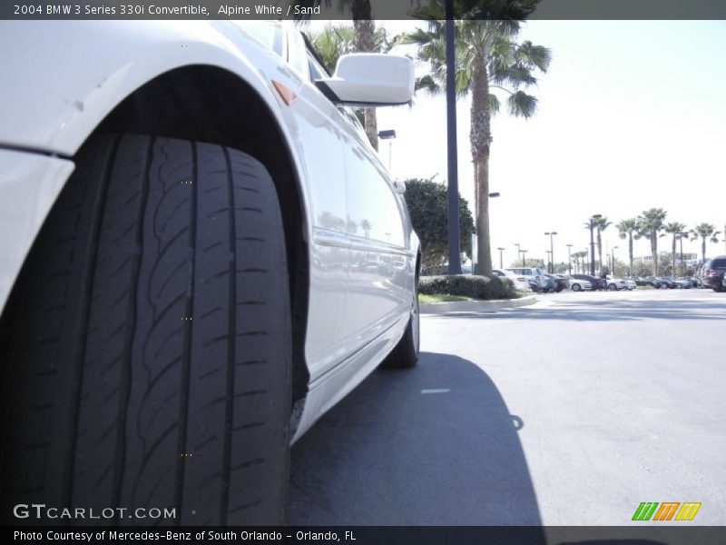 Alpine White / Sand 2004 BMW 3 Series 330i Convertible