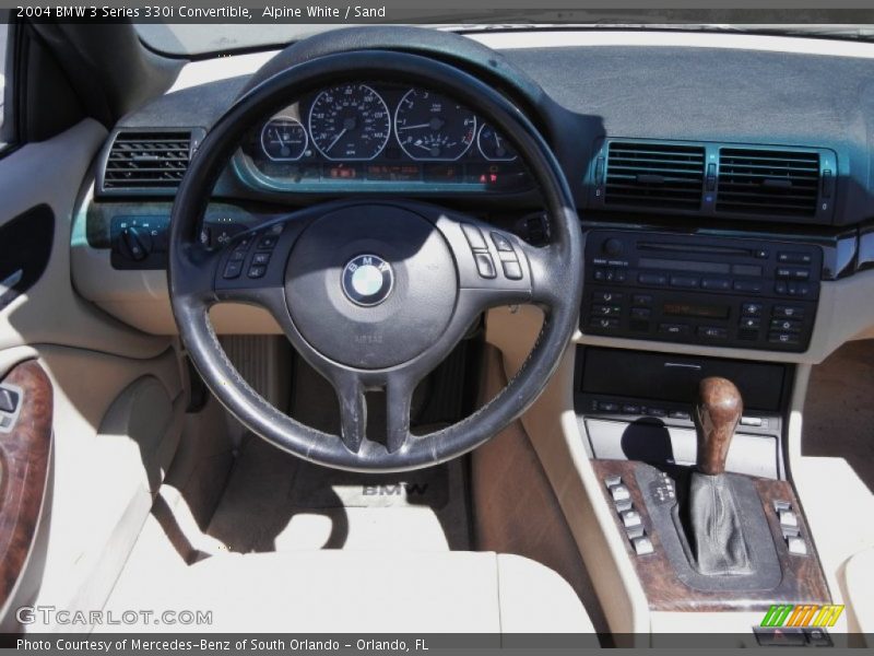 Alpine White / Sand 2004 BMW 3 Series 330i Convertible