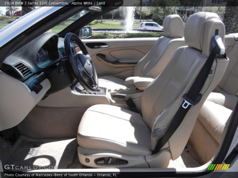 Alpine White / Sand 2004 BMW 3 Series 330i Convertible
