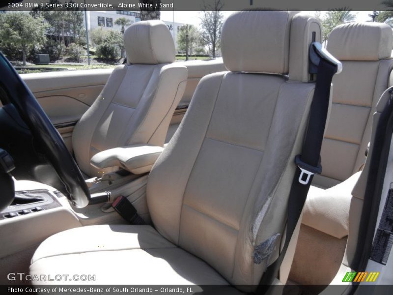 Alpine White / Sand 2004 BMW 3 Series 330i Convertible