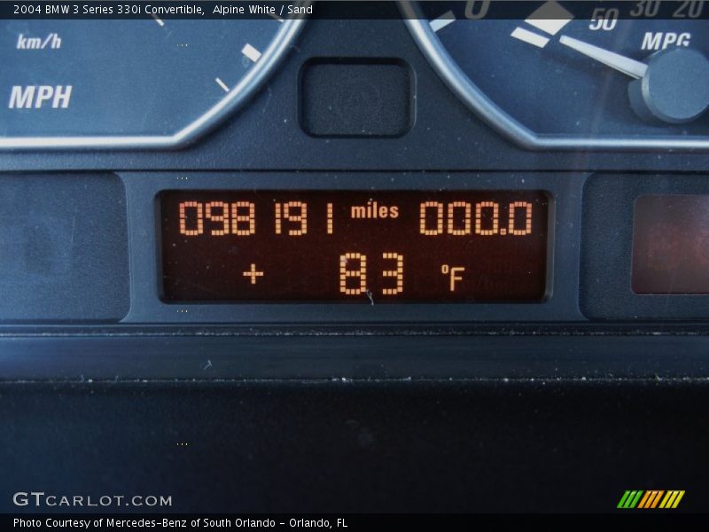 Alpine White / Sand 2004 BMW 3 Series 330i Convertible