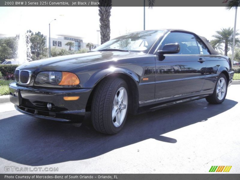 Jet Black / Black 2003 BMW 3 Series 325i Convertible