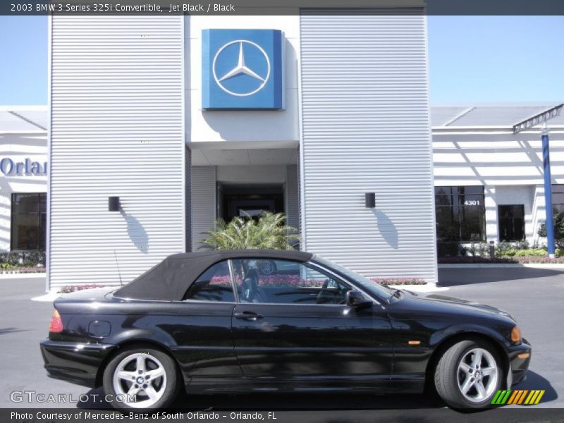 Jet Black / Black 2003 BMW 3 Series 325i Convertible