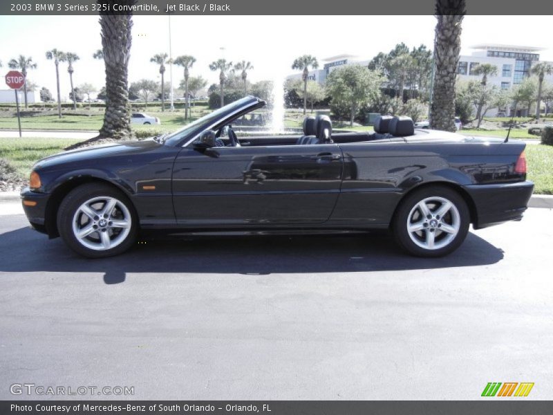 Jet Black / Black 2003 BMW 3 Series 325i Convertible