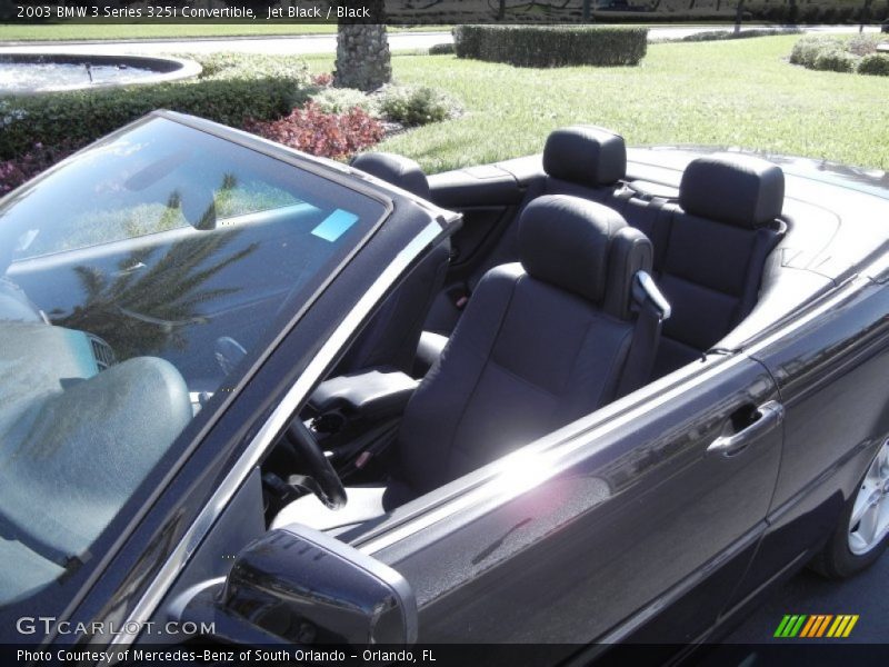Jet Black / Black 2003 BMW 3 Series 325i Convertible