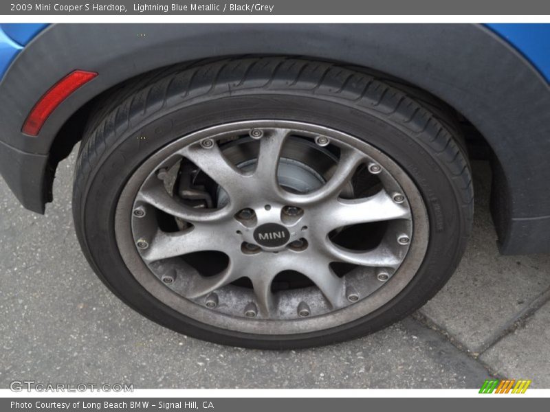 Lightning Blue Metallic / Black/Grey 2009 Mini Cooper S Hardtop