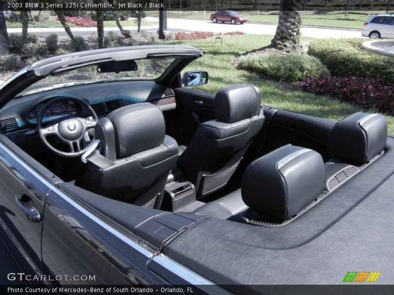 Jet Black / Black 2003 BMW 3 Series 325i Convertible