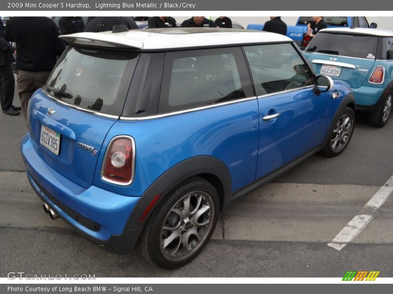 Lightning Blue Metallic / Black/Grey 2009 Mini Cooper S Hardtop