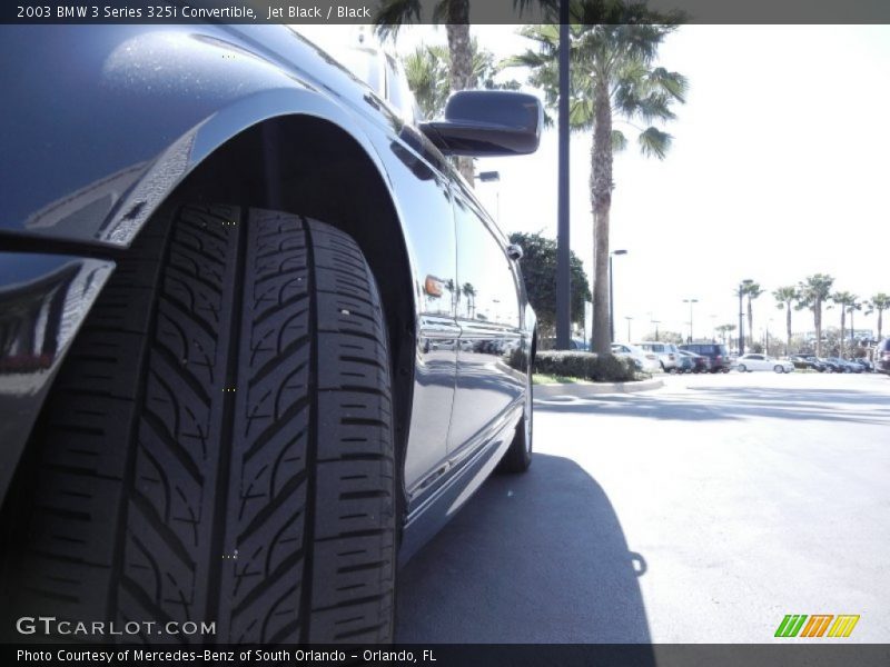 Jet Black / Black 2003 BMW 3 Series 325i Convertible