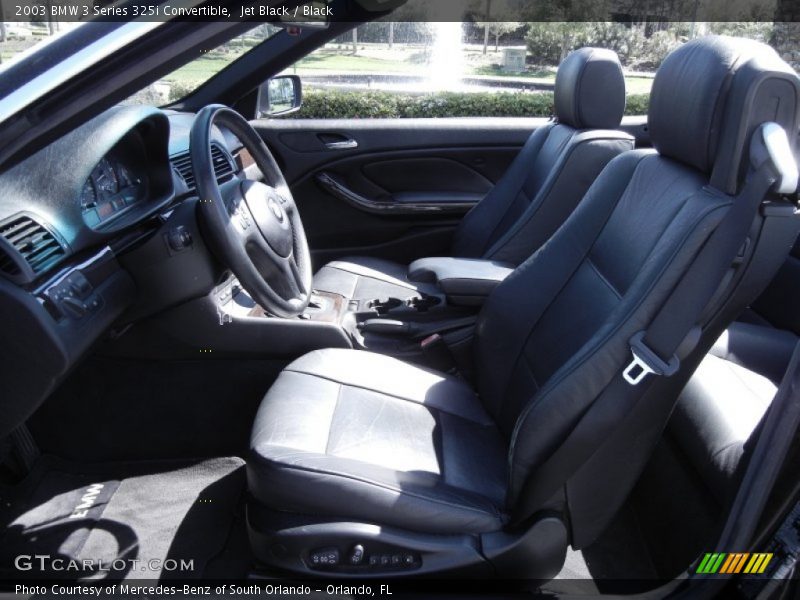 Jet Black / Black 2003 BMW 3 Series 325i Convertible