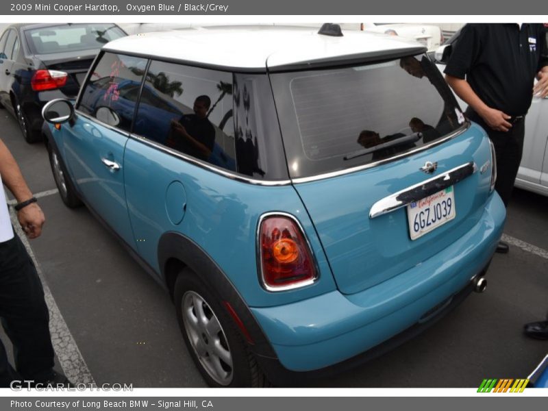 Oxygen Blue / Black/Grey 2009 Mini Cooper Hardtop