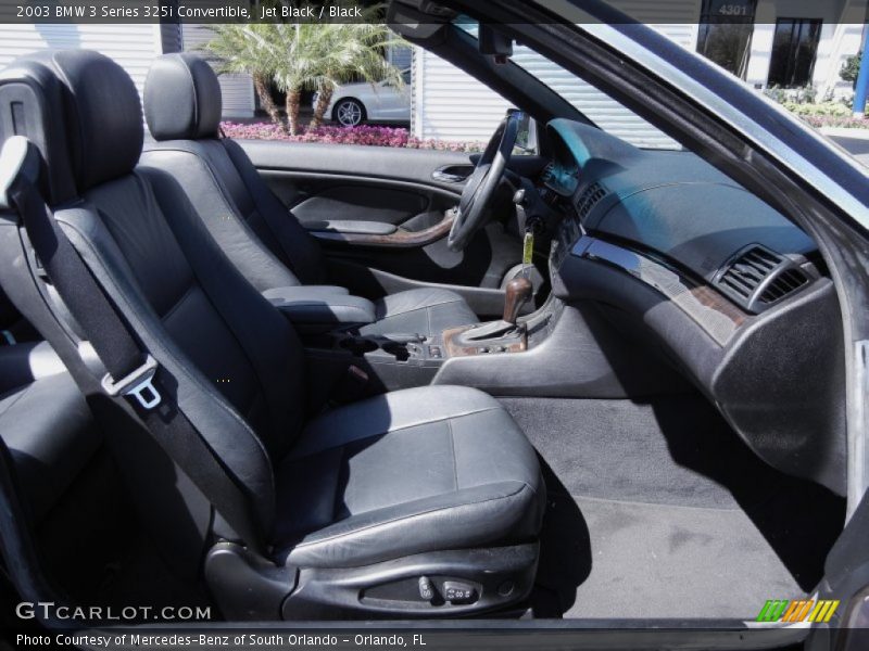 Jet Black / Black 2003 BMW 3 Series 325i Convertible