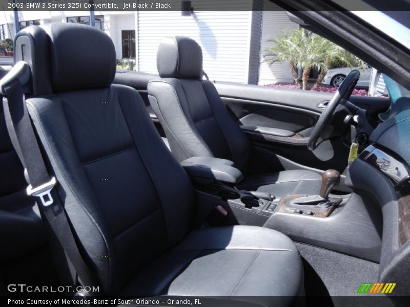 Jet Black / Black 2003 BMW 3 Series 325i Convertible