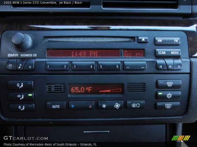 Jet Black / Black 2003 BMW 3 Series 325i Convertible