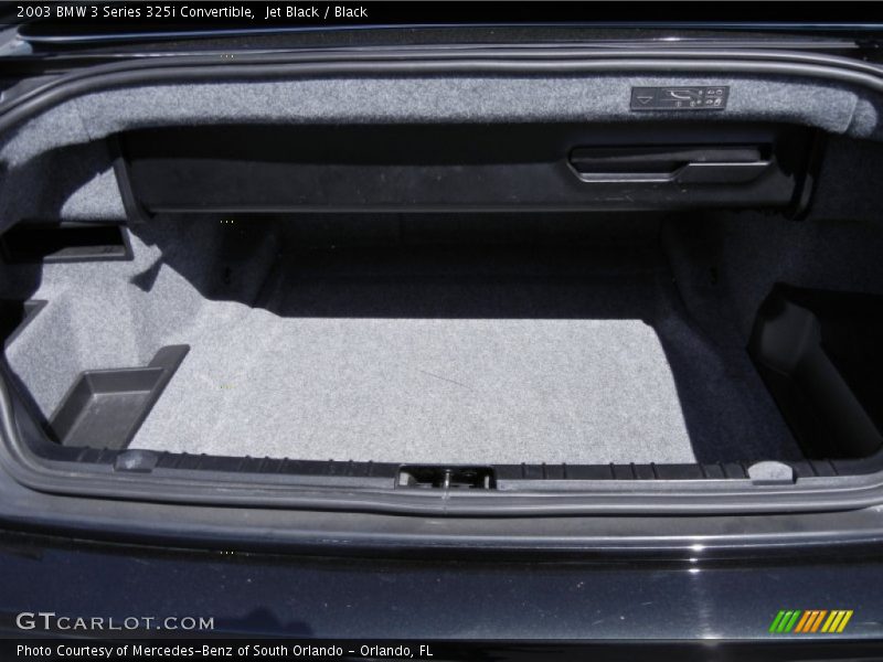 Jet Black / Black 2003 BMW 3 Series 325i Convertible
