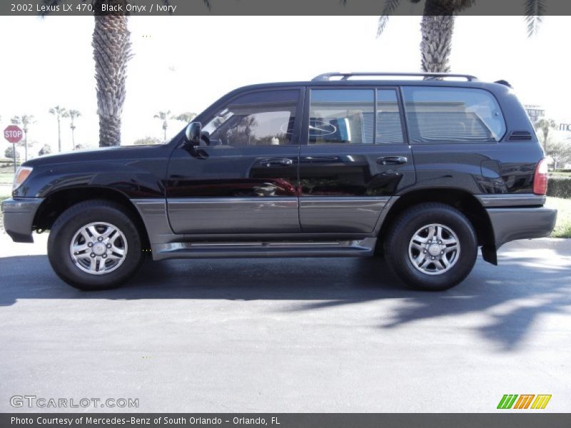 Black Onyx / Ivory 2002 Lexus LX 470