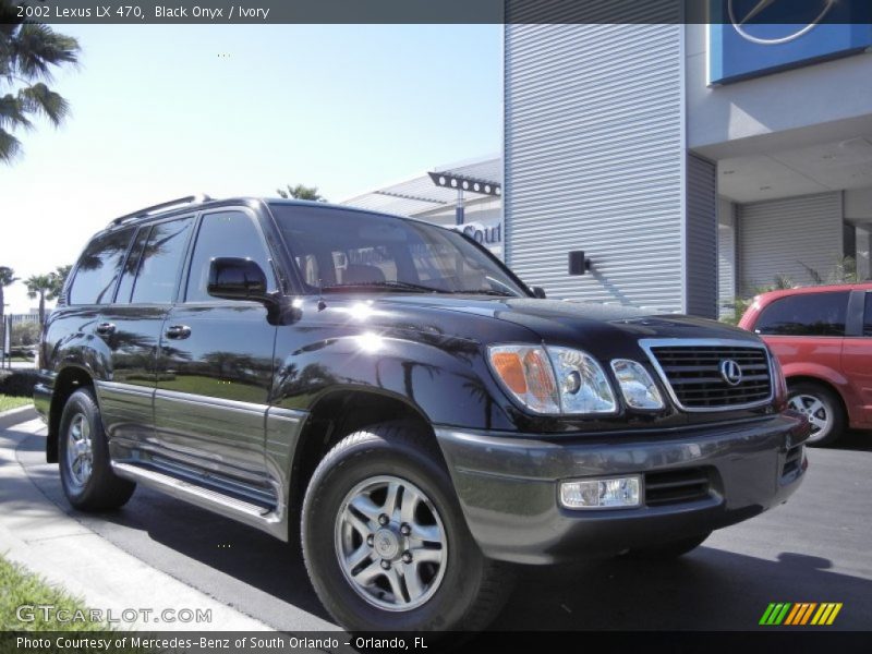 Black Onyx / Ivory 2002 Lexus LX 470