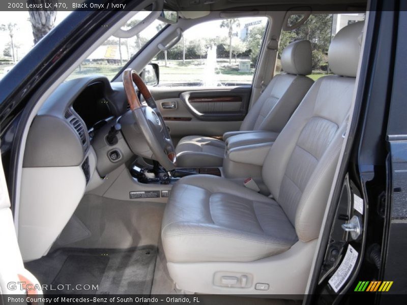 Black Onyx / Ivory 2002 Lexus LX 470