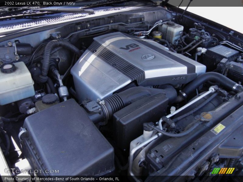 Black Onyx / Ivory 2002 Lexus LX 470