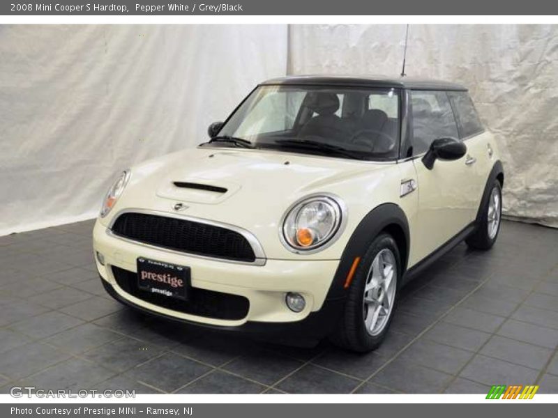 Pepper White / Grey/Black 2008 Mini Cooper S Hardtop