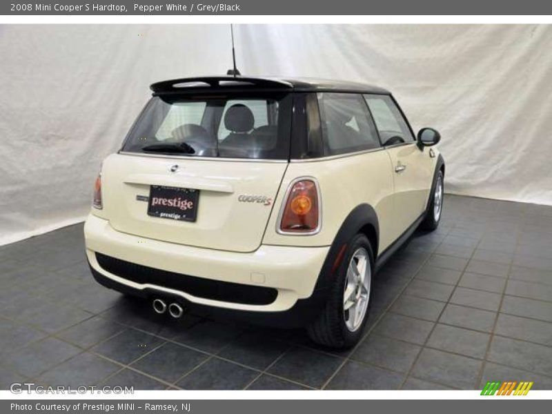 Pepper White / Grey/Black 2008 Mini Cooper S Hardtop