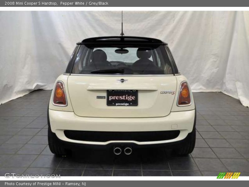 Pepper White / Grey/Black 2008 Mini Cooper S Hardtop