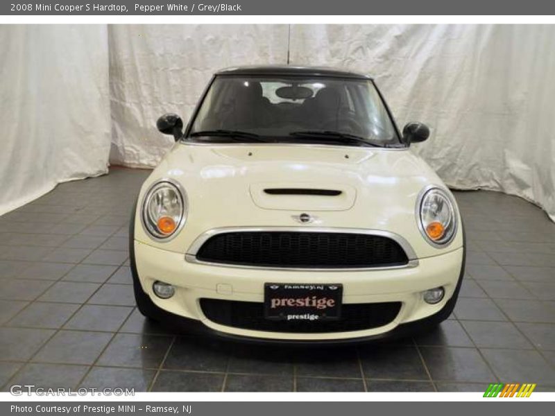 Pepper White / Grey/Black 2008 Mini Cooper S Hardtop