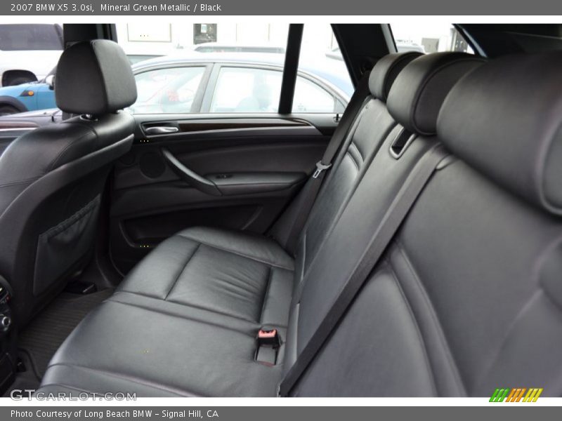 Mineral Green Metallic / Black 2007 BMW X5 3.0si