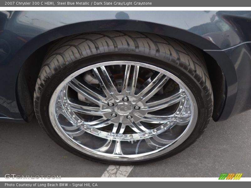 Steel Blue Metallic / Dark Slate Gray/Light Graystone 2007 Chrysler 300 C HEMI