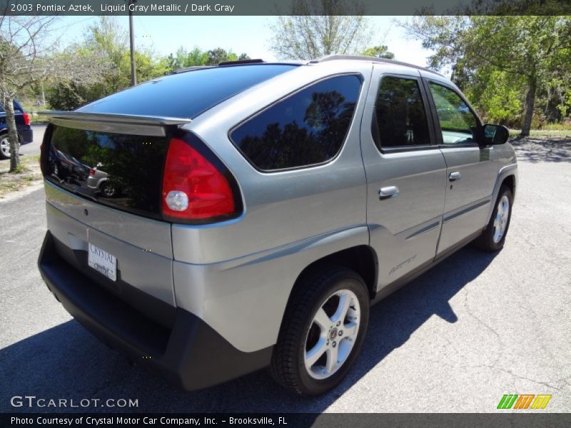 Liquid Gray Metallic / Dark Gray 2003 Pontiac Aztek