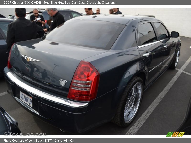 Steel Blue Metallic / Dark Slate Gray/Light Graystone 2007 Chrysler 300 C HEMI