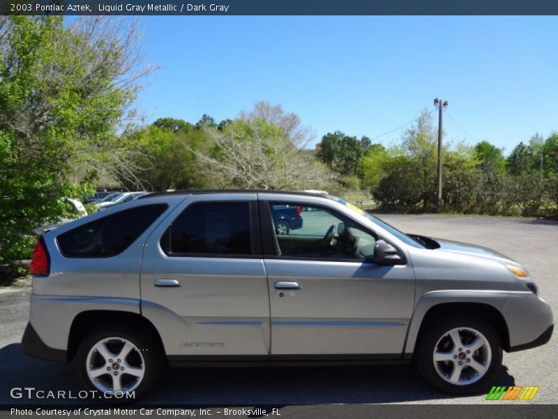 Liquid Gray Metallic / Dark Gray 2003 Pontiac Aztek